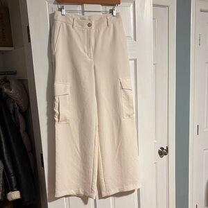 Aritzia Babaton Crepe Wide-Leg Cargo Pants